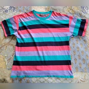 Paris Sport Club | 90s Vintage Stripe Crewneck